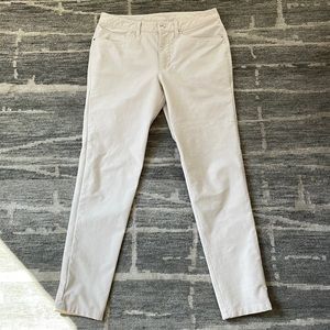 Lululemon ABC Slim-Fit 32 waist, 32 length white utilitech pants